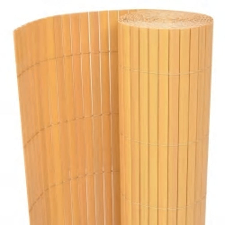 Vidaxl Clôture de jardin double face 110x500 cm jaune