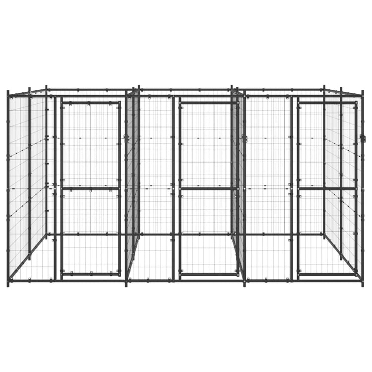 Vidaxl Dog Kennel 7,26 m² Steel
