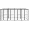 Vidaxl Dog Kennel 9,68 m² en acier