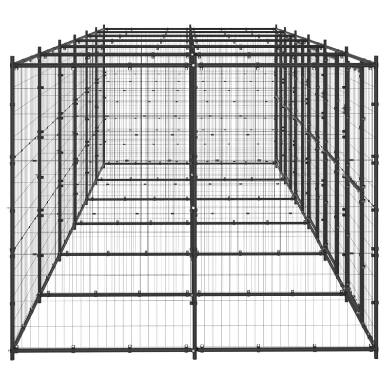 Vidaxl Dog Kennel 14,52 m² en acier