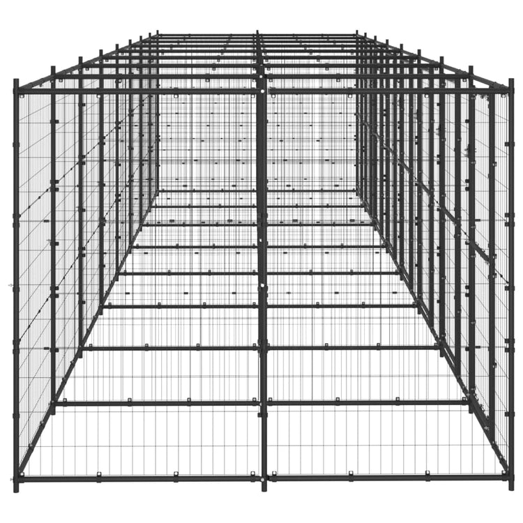 Vidaxl Dog Kennel 19,36 m² Steel