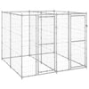 Vidaxl chien Kennel 4,84 m² acier galvanisé