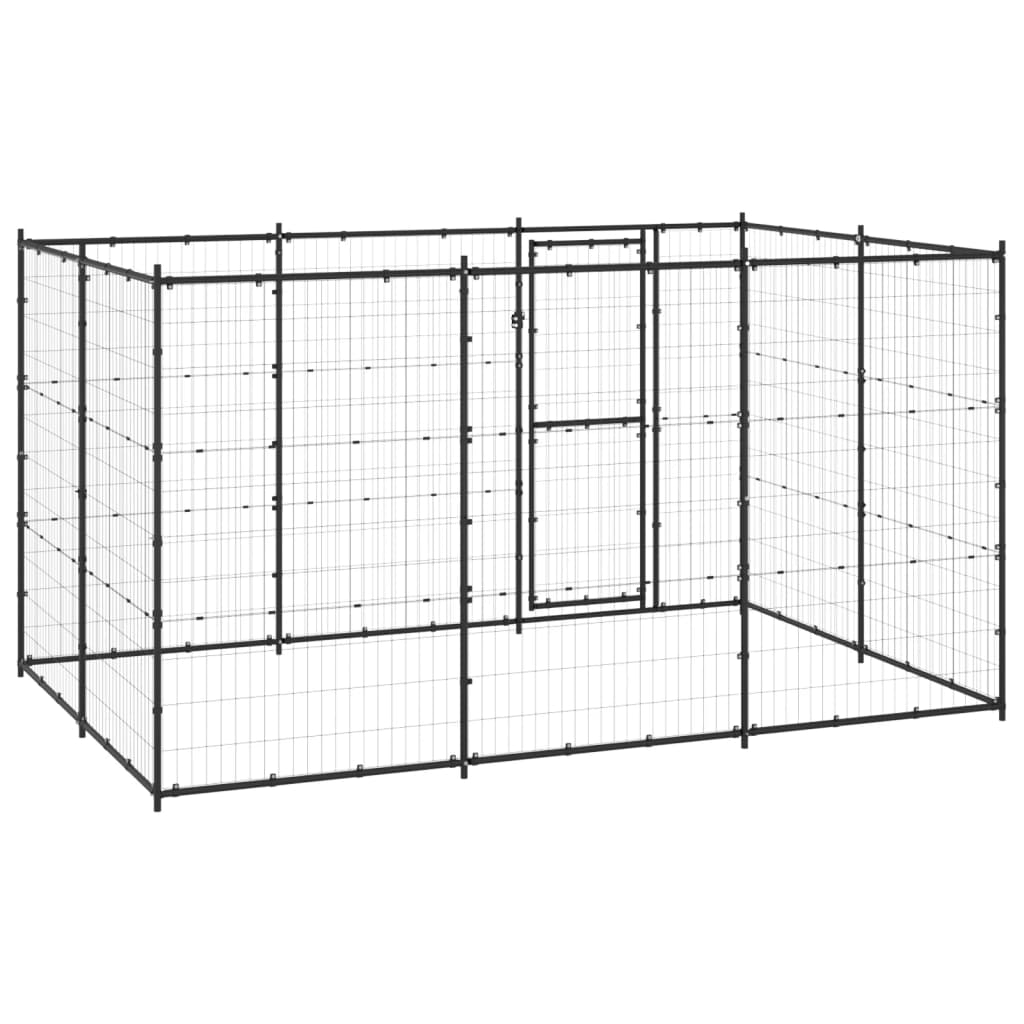 Vidaxl Dog Kennel 7,26 m² Steel