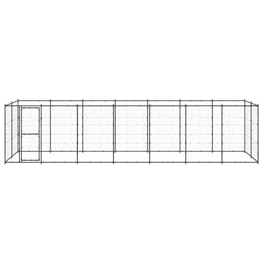 Vidaxl Dog Kennel 16,94 m² en acier