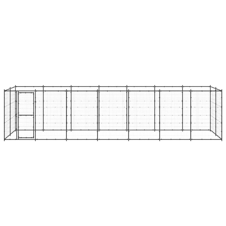 Vidaxl Dog Kennel 16,94 m² en acier