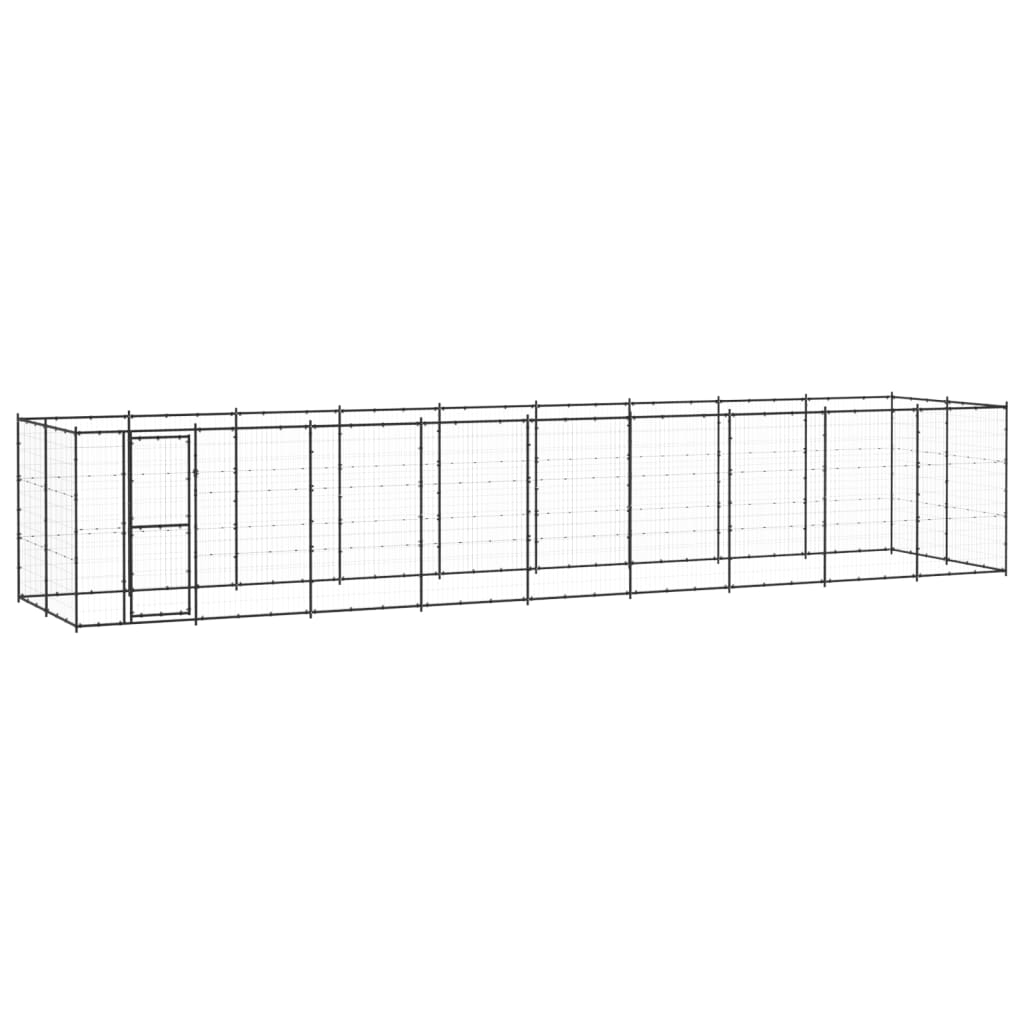 Vidaxl Dog Kennel 21,78 m² Steel