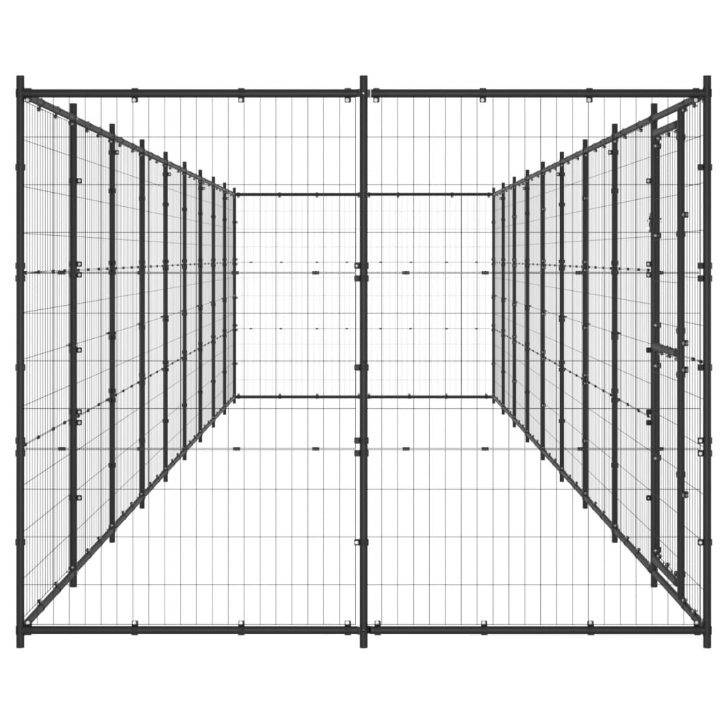 Vidaxl Dog Kennel 21,78 m² Steel
