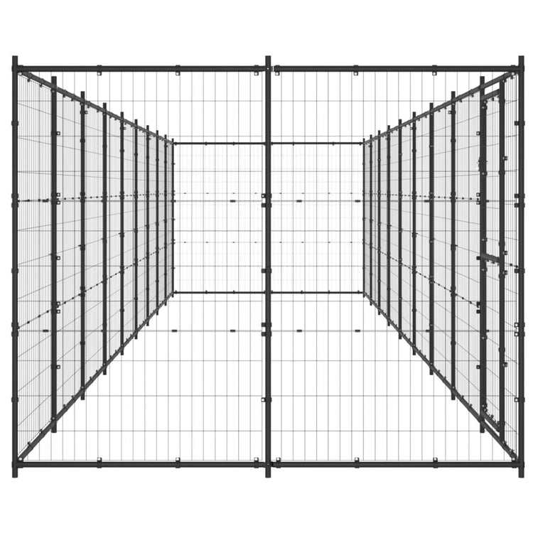Vidaxl Dog Kennel 21,78 m² Steel