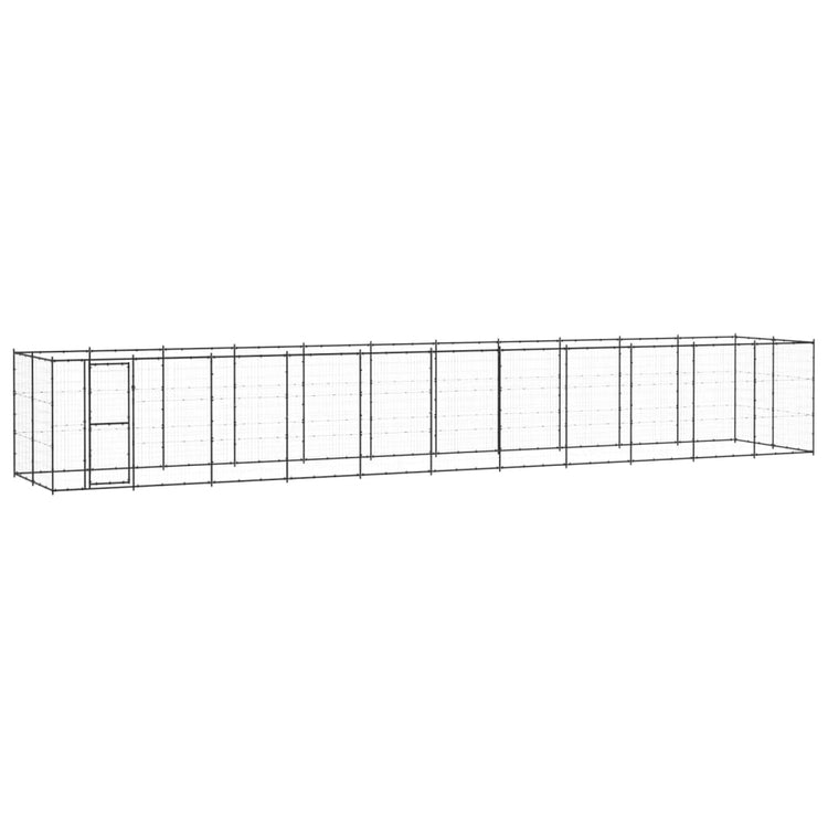 Vidaxl Dog Kennel 26,62 m² Steel