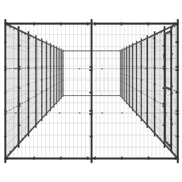 Vidaxl Dog Kennel 26,62 m² Steel