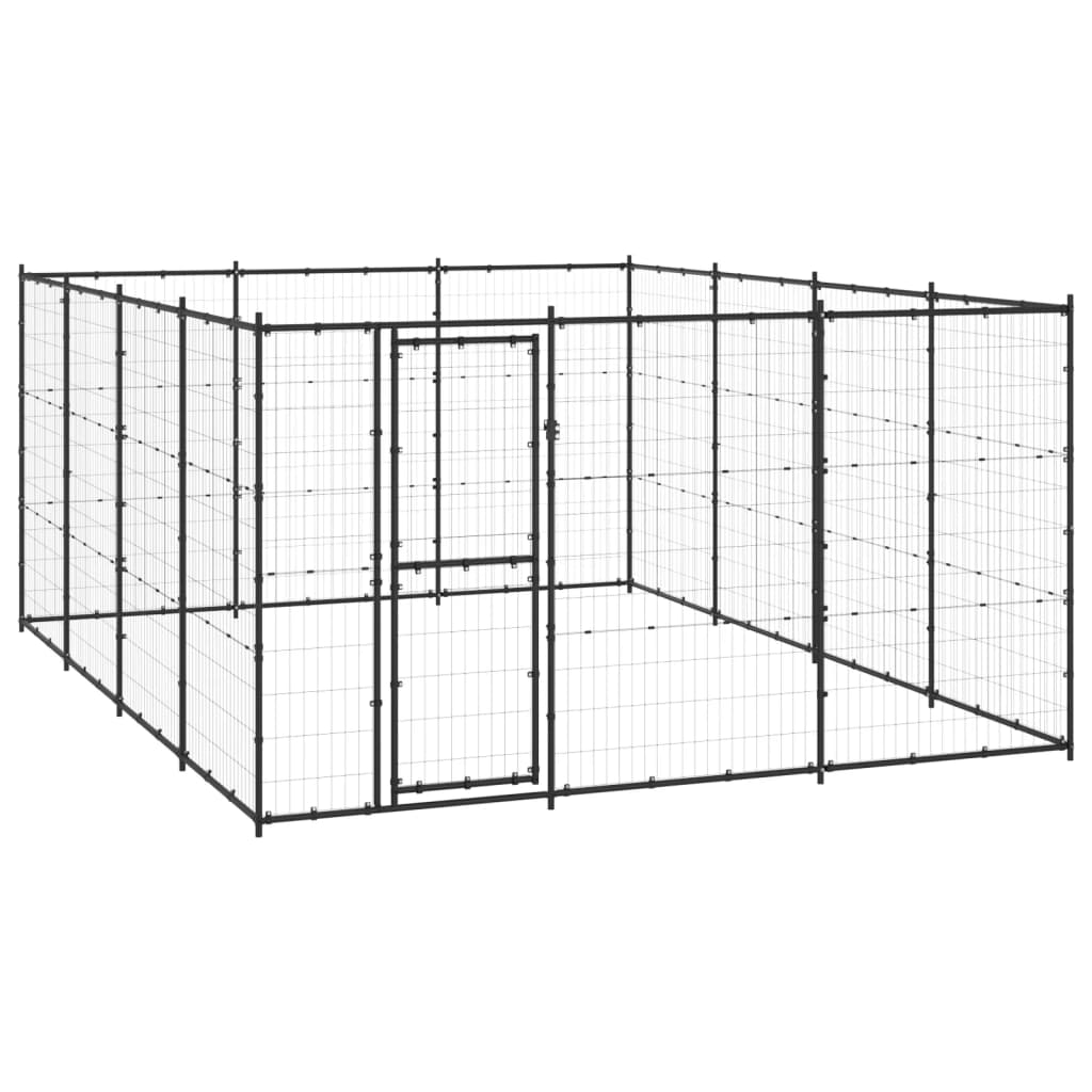 Vidaxl Dog Kennel 14,52 m² en acier