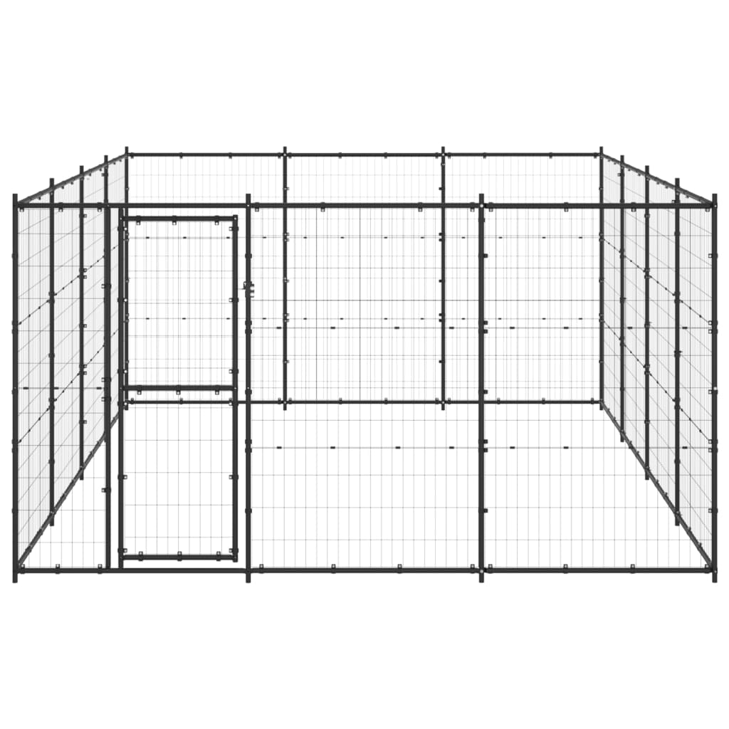 Vidaxl Dog Kennel 14,52 m² en acier