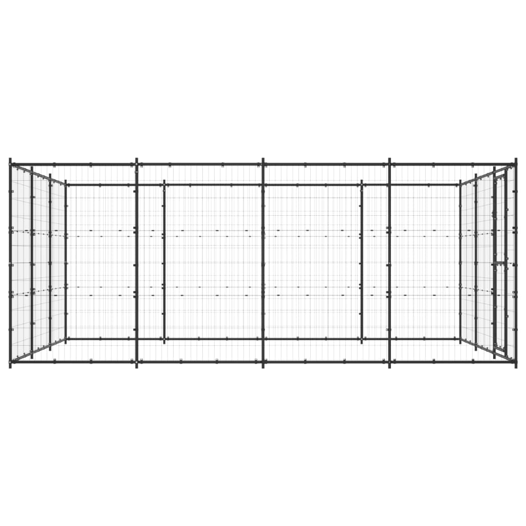 Vidaxl Dog Kennel 14,52 m² en acier