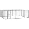 Vidaxl Dog Kennel 24,2 m² en acier