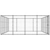 Vidaxl Dog Kennel 24,2 m² en acier