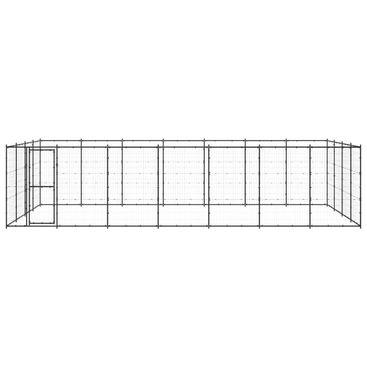 Vidaxl Dog Kennel 33,88 m² en acier