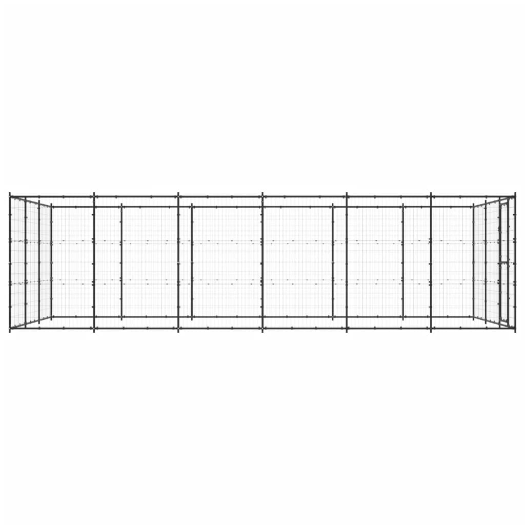 Vidaxl Dog Kennel 21,78 m² Steel