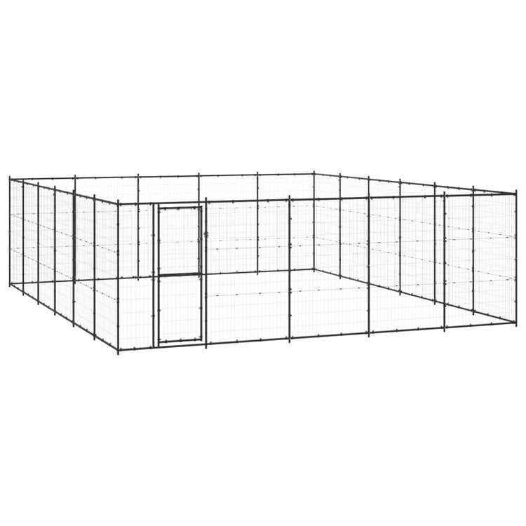 Vidaxl Dog Kennel 36,3 m² Steel
