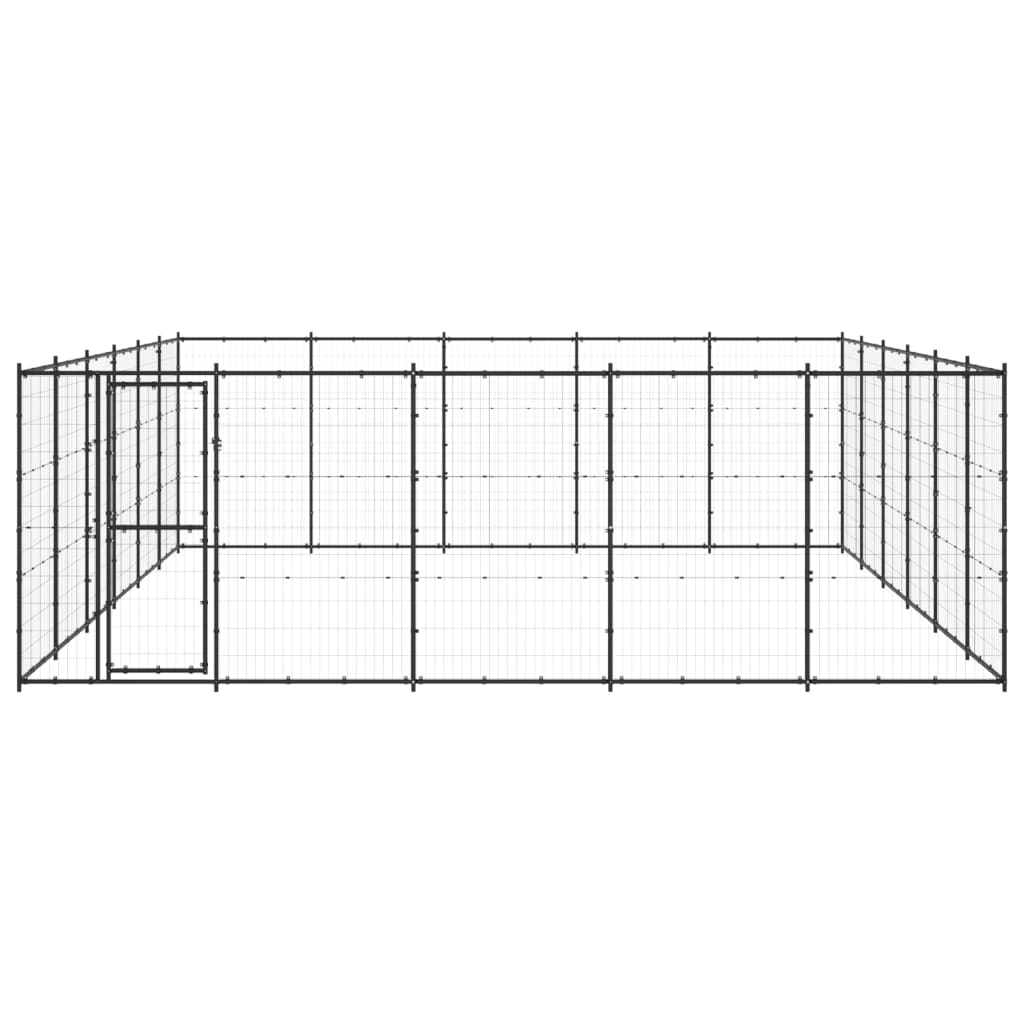 Vidaxl Dog Kennel 36,3 m² Steel