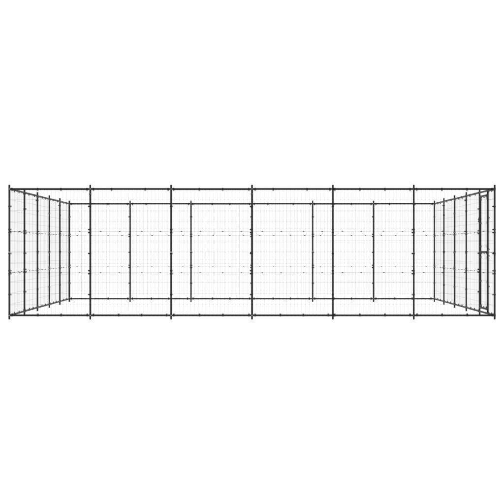 Vidaxl Dog Kennel 36,3 m² Steel