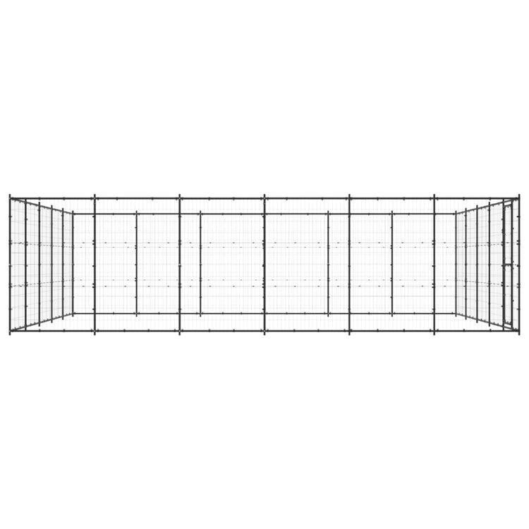 Vidaxl Dog Kennel 36,3 m² Steel