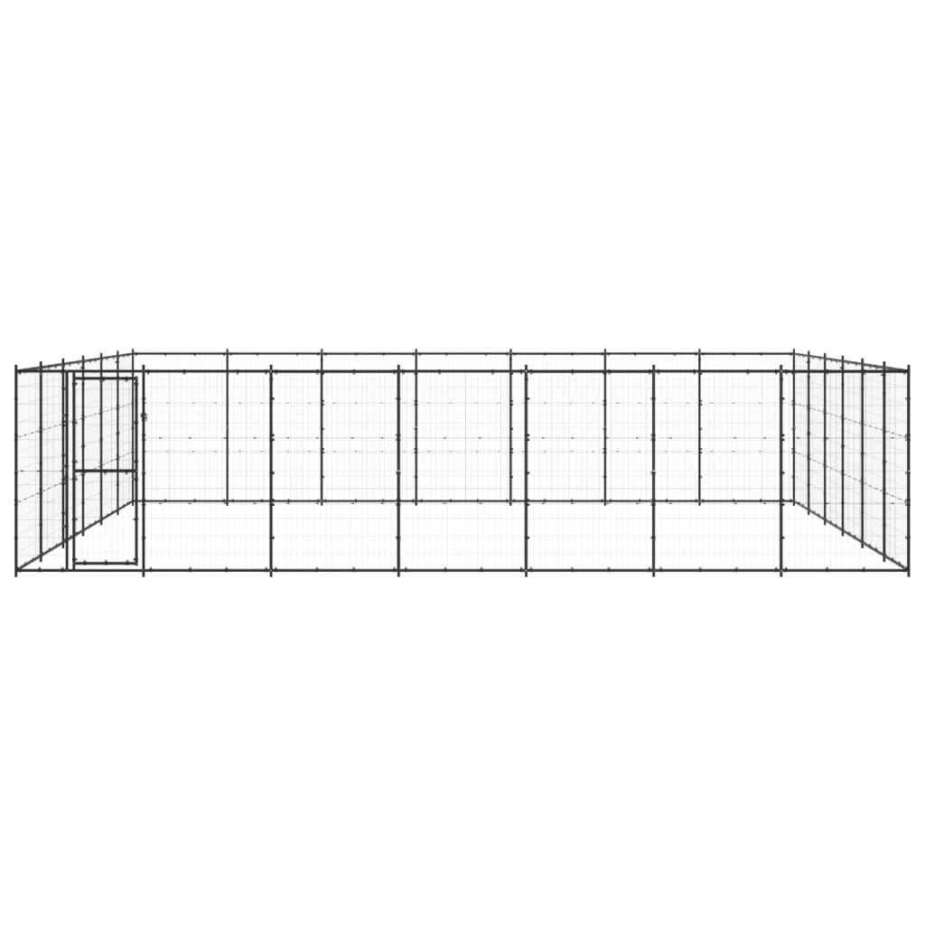 Vidaxl Dog Kennel 50,82 m² en acier
