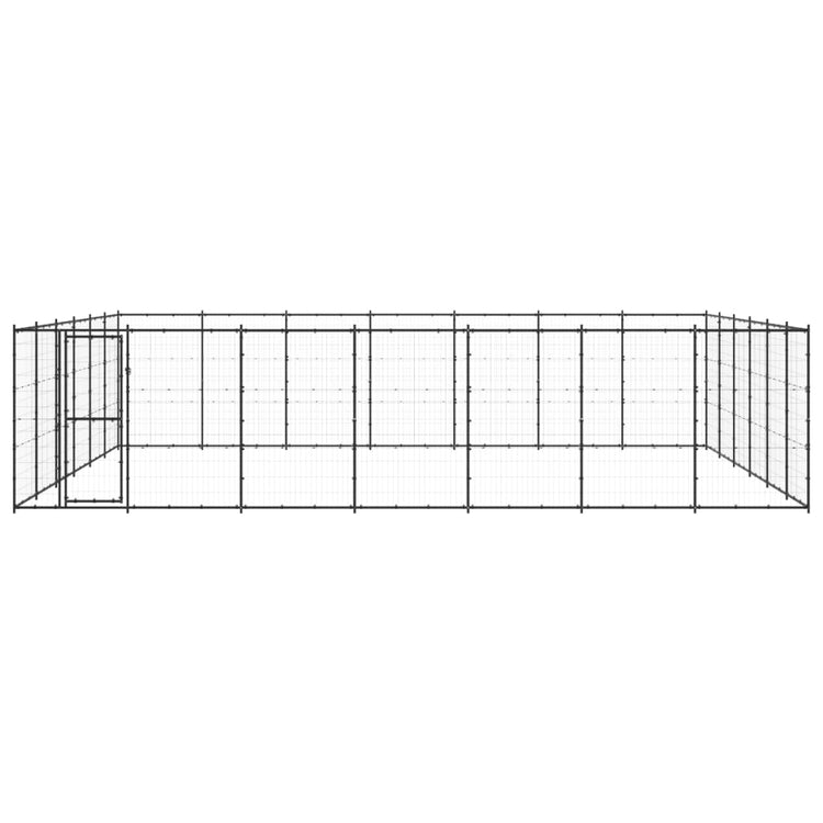 Vidaxl Dog Kennel 50,82 m² en acier