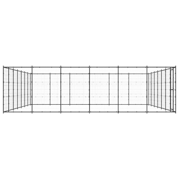 Vidaxl Dog Kennel 50,82 m² en acier
