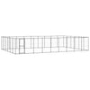 Vidaxl Dog Kennel 65,34 m² en acier