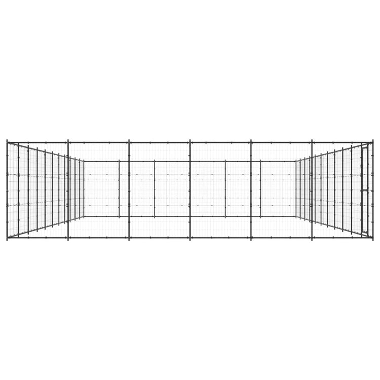 Vidaxl Dog Kennel 79,86 m² en acier