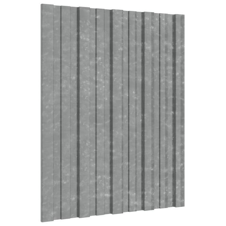 Panneaux de toit vidaxl 12 ST 60x45 cm en acier galvanisé en acier couleur