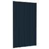 Panneaux de toit vidaxl 12 ST 80x45 cm anthracite en acier galvanisé -colore