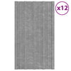 Panneaux de toit vidaxl 12 ST 80x45 cm en acier galvanisé en acier couleur