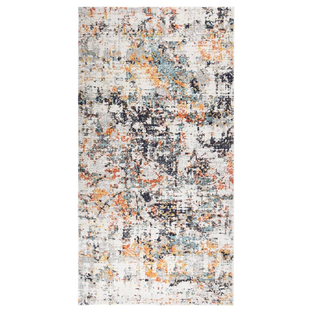 Vidaxl extérieur tapis plat tissé 80x150 cm multi-colorant