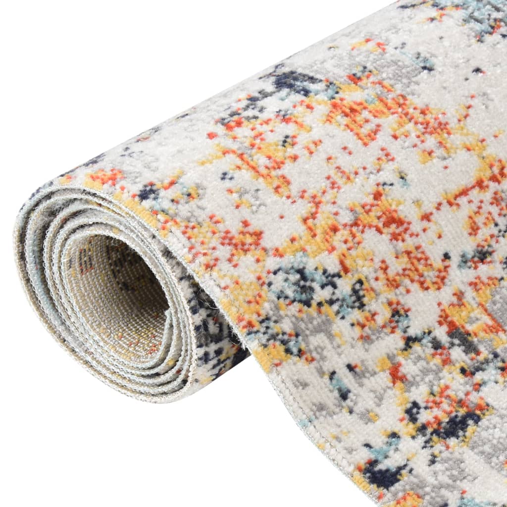 Vidaxl extérieur tapis plat tissé 80x150 cm multi-colorant