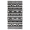 Vidaxl extérieur tapis plat tissé 80x150 cm gris foncé