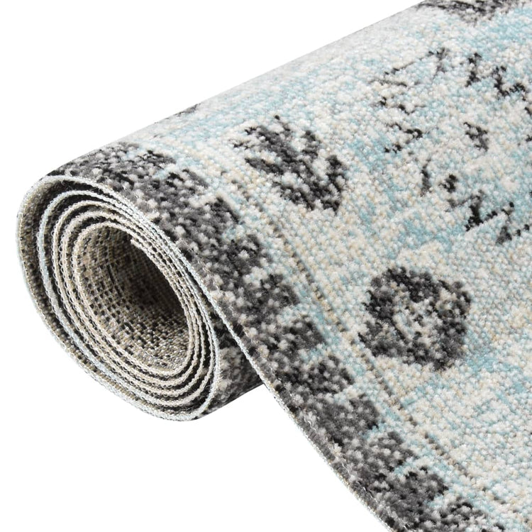 Vidaxl extérieur tapis plat tissé 80x150 cm vert et gris