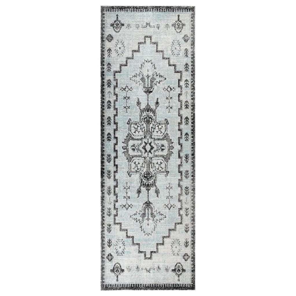 Vidaxl RAGNER À l'extérieur Flat tissé 80x250 cm vert et gris