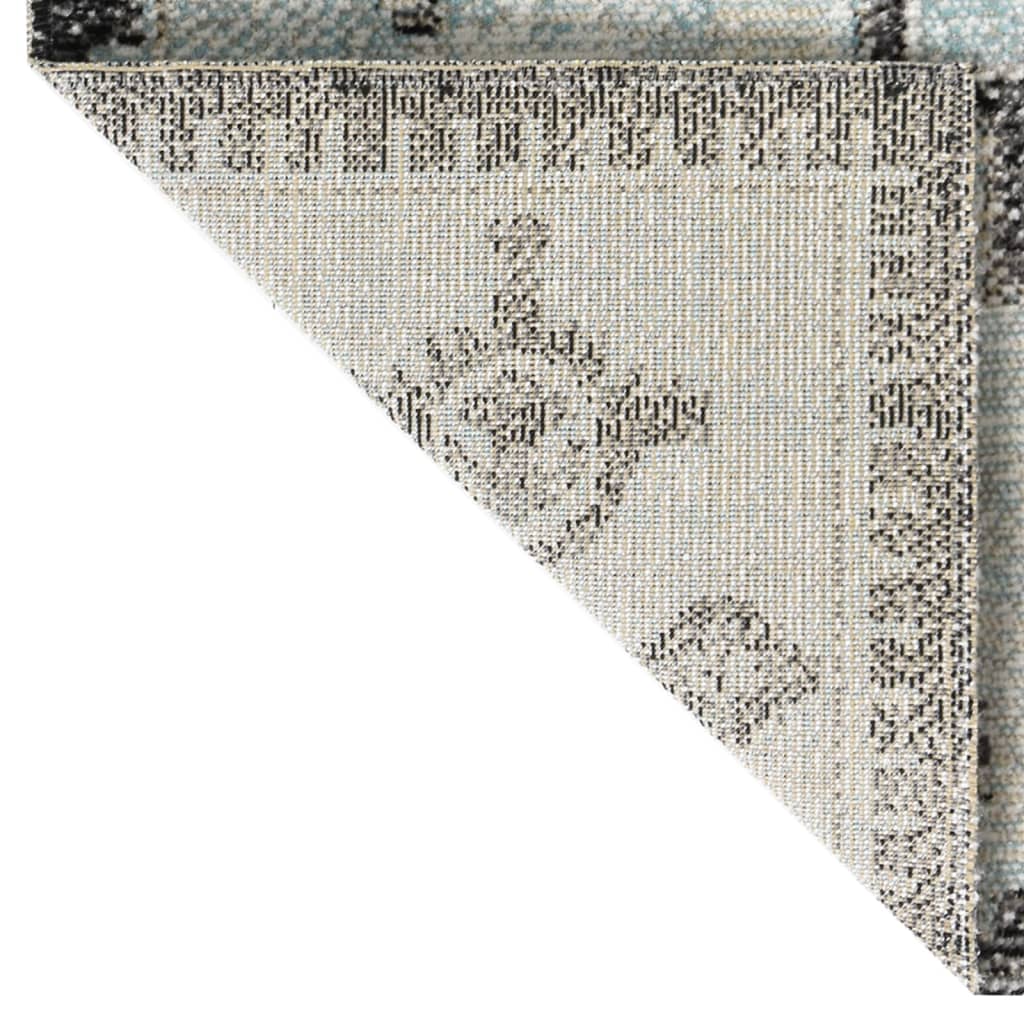 Vidaxl RAGNER À l'extérieur Flat tissé 80x250 cm vert et gris