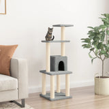 Vidaxl Cat Scratch Post avec sisal Scratch Posts 105 cm Gris clair - afbeelding 1