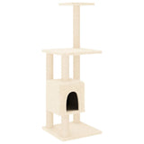 Vidaxl Cat Scratch Post avec sisal Scratch Posts 104 cm Crème -Colored - afbeelding 2