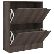Armoire à chaussures Vidaxl 2 portes 59x24x74 cm Wood Sonoma Oak - afbeelding 2