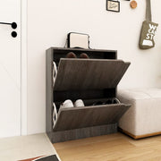 Armoire à chaussures Vidaxl 2 portes 59x24x74 cm Wood Sonoma Oak - afbeelding 1