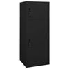 Armoire de selle Vidaxl 53x53x140 cm en acier noir