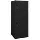Armoire de selle Vidaxl 53x53x140 cm en acier noir