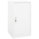 Armoire de selle Vidaxl 53x53x105 cm en acier blanc