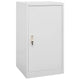 Armoire de selle Vidaxl 53x53x105 cm gris clair en acier
