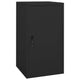 Armoire de selle Vidaxl 53x53x105 cm en acier noir