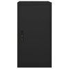 Armoire de selle Vidaxl 53x53x105 cm en acier noir