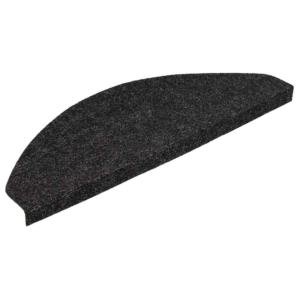 Vidaxl Stair Mats auto-adhésif 15 ST 56X17X3 cm noir
